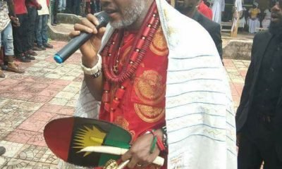 Biafra: Nnamdi Kanu Addresses 'Biafrans' After Parents' Burial