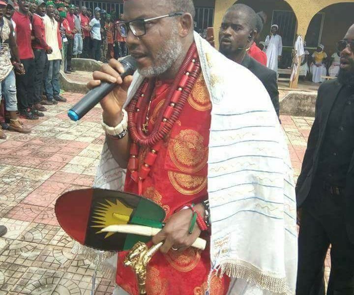 Biafra: Nnamdi Kanu Addresses 'Biafrans' After Parents' Burial