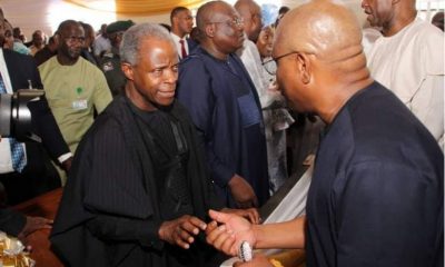 Vice President Osinbajo, Governor Wike, Other Top APC, PDP Leaders Meet (photos)