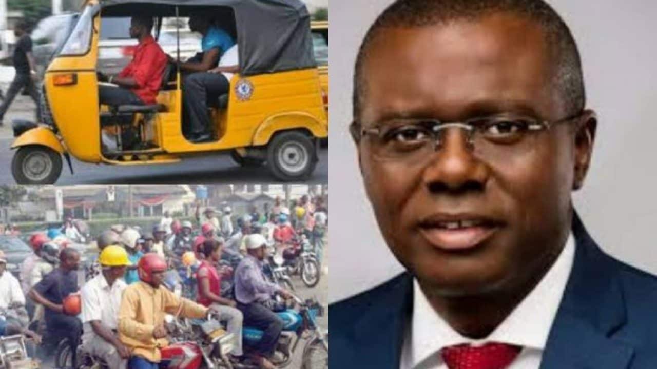 Governor Sanwo-Olu Takes 'Major Decision' On Okada Ban In Lagos