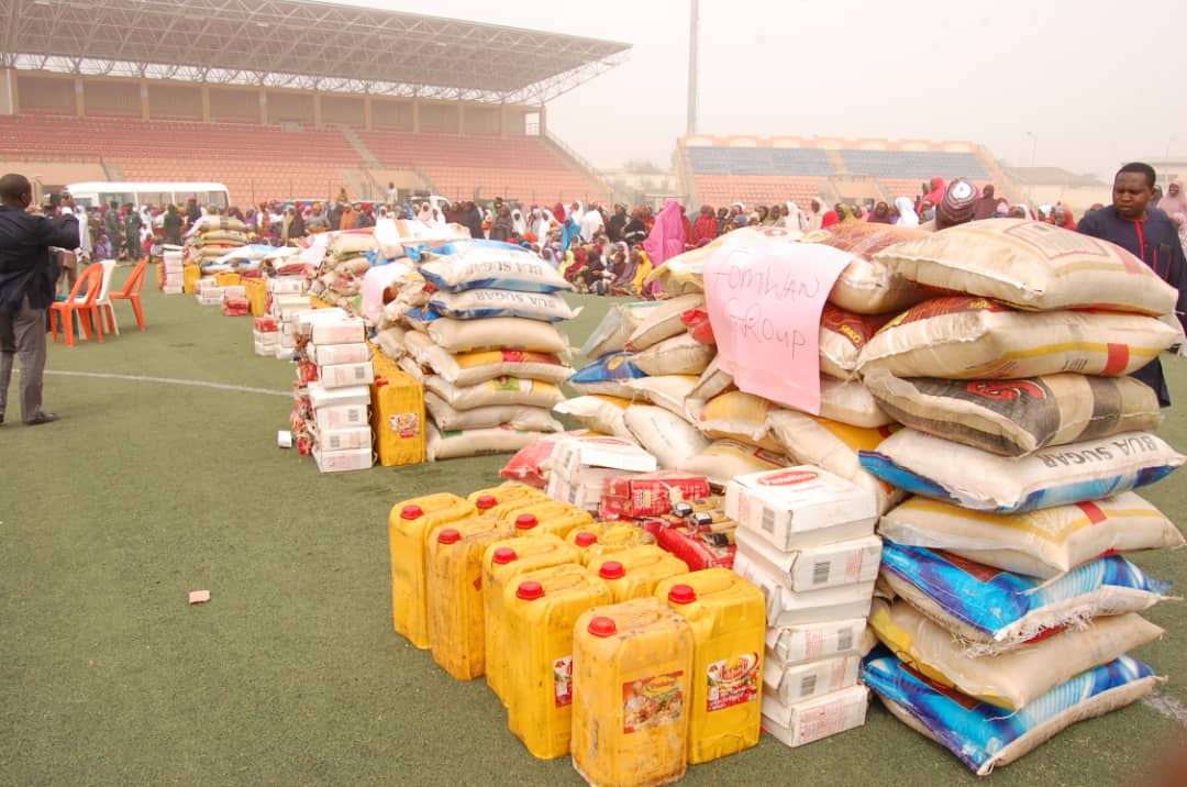 Gombe First Lady Flags-Off Distribution Of Food Items To Less Privileged