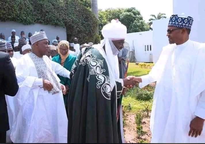 New Emir Of Kano Visits Buhari In Aso Rock (Photos)