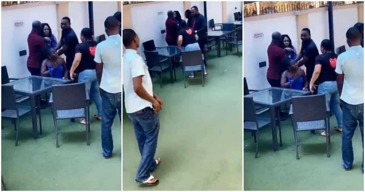 Wife Catches Husband, Mistress In Benin Hotel (Video)