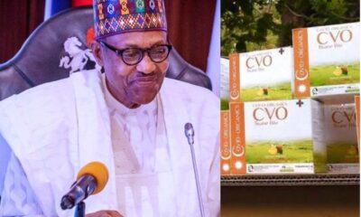 BREAKING: Buhari Receives Madagascar Coronavirus Cure, Makes 'Strong' Vow