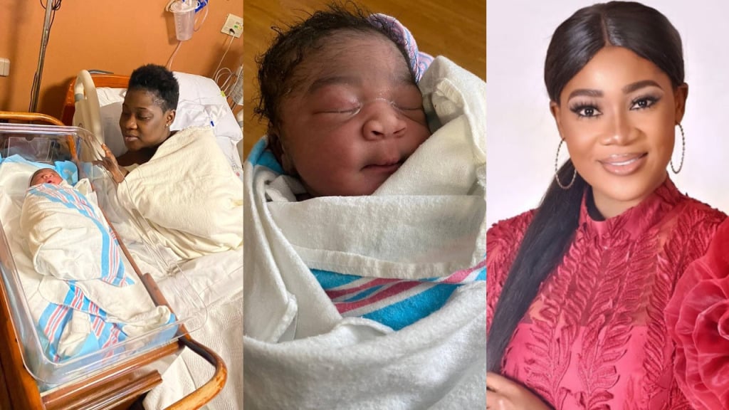 BREAKING: Nollywood Actress Mercy Johnson, Husband Welcome 4th Child