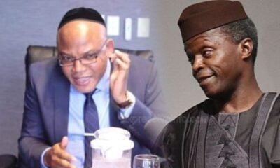 Presidency Reveals Osinbajo's Whereabouts After Pressure From Nnamdi Kanu