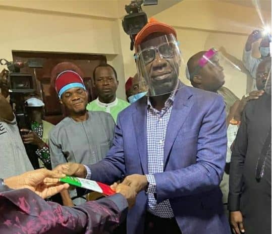 Edo 2020: Governor Obaseki Formally Joins PDP (Video)