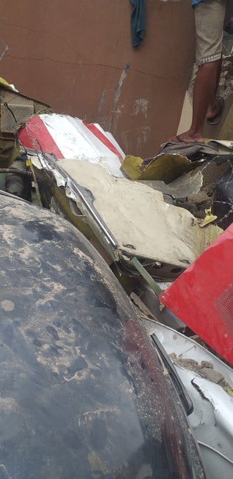 2 Dead, One Injured In Helicopter Crash In Ikeja (Photos/Video)