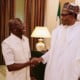 JUST IN: Adams Oshiomhole Meets Buhari In Aso Rock