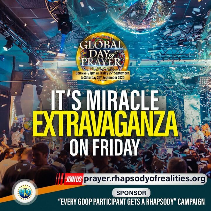 Global Day Of Prayer With Pastor Chris Kicks Off This Friday (Details)