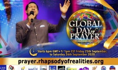 Global Day Of Prayer With Pastor Chris Kicks Off This Friday (Details)