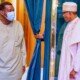 What Pastor Adeboye Did To Journalists In Aso Rock On Monday After Meeting Buhari