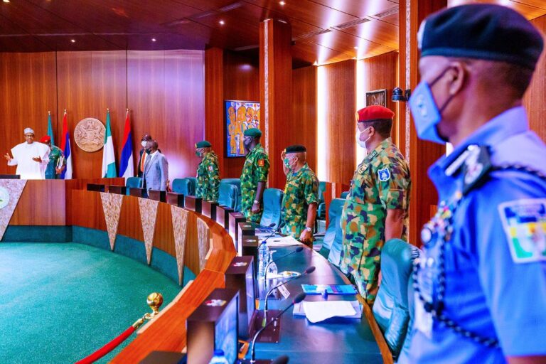 BREAKING: Finally, Buhari Sacks Service Chiefs, Appoints New Ones (Full List)