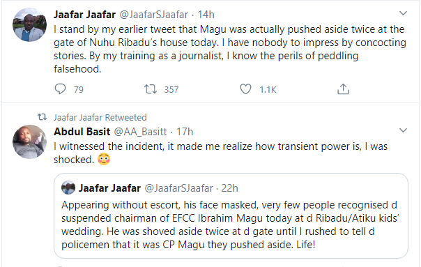 Suspended EFCC Chairman Ibrahim Magu Disgraced