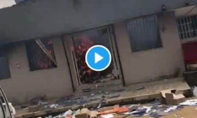 BREAKING: WAEC Office On Fire (Video)