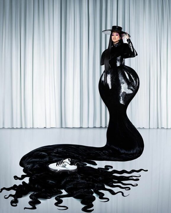 Cardi B Releases Hot Photos Ahead Of Sneaker Launch
