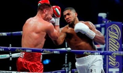 BREAKING: Anthony Joshua Knocks Out Pulev To Retain Titles (Video)