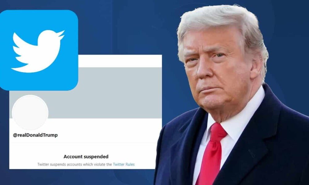 Twitter Shares Fall After Suspending Trump's Account Over MAGA Riots