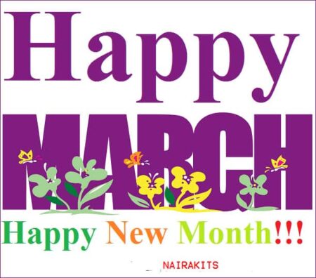 50 Happy New Month Of March Messages For Family, Friends