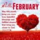 100 Happy New Month Of February Messages For Family, Friends