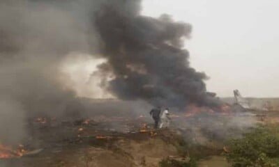 BREAKING: Plane Crashes In Abuja (Video)