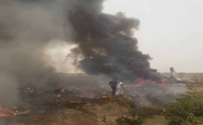 BREAKING: Plane Crashes In Abuja (Video)