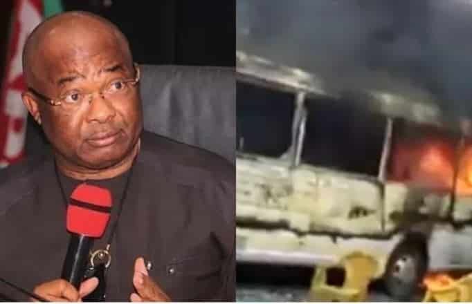 BREAKING: Fire Fighter Shot Dead At Hope Uzodinma House Attack (Video)