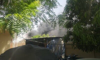 BREAKING: INEC Data Centre On Fire (Video)