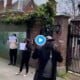 BREAKING: Nigerians Storm Buhari’s Residence In UK To #HarassBuhariOutOfLondon (Video)