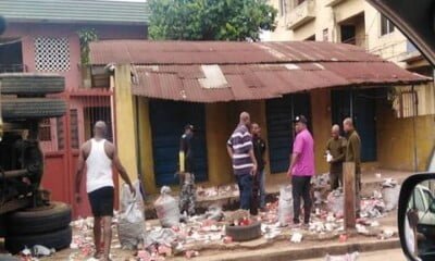 Fear In Onitsha As Truckload Of Live Bullets Falls (Photos)