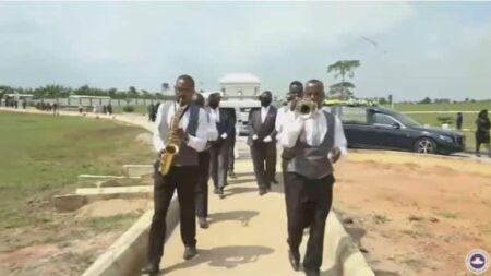 Watch Live Burial Ceremony Of Pastor Adeboye Son Dare Here