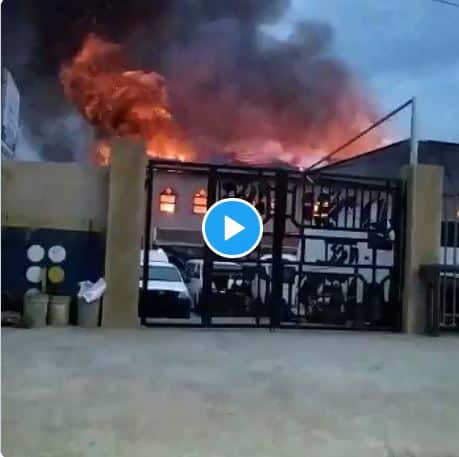 BREAKING: RCCG In Lagos On Fire (Video)