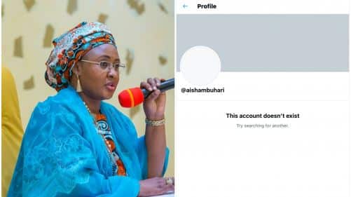 Nigeria's First Lady, Aisha Buhari Her Deactivates Twitter Account