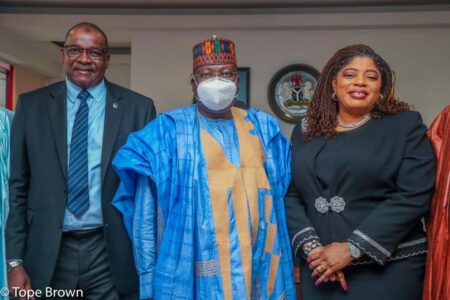 Fidelity Bank's Courtesy Visit To The Office Of The Senate President (Photos)