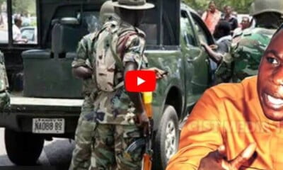 BREAKING: Soldiers Stop Sunday Igboho From Entering Igangan Forest (Video)