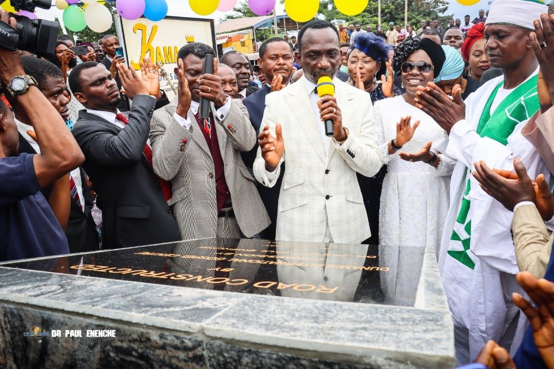 Pastor Paul Enenche Commissions Another Road Built By Dunamis Church In FCT