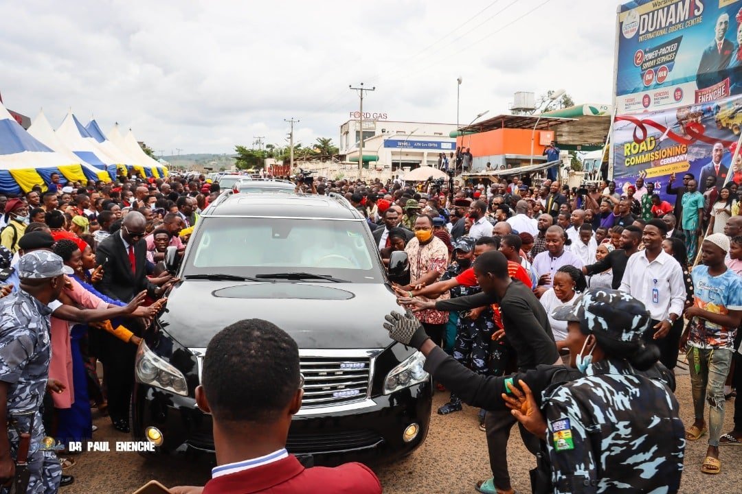 Pastor Paul Enenche Commissions Another Road Built By Dunamis Church In FCT