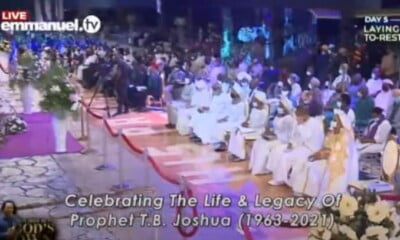 Live Stream TB Joshua Funeral And Burial Service Here