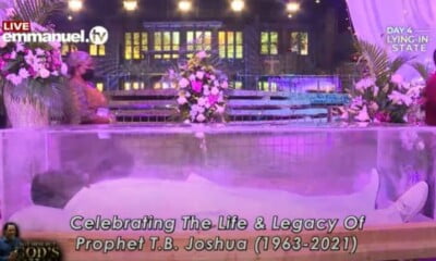 Watch Live Stream Of Prophet TB Joshua Lying In State Here