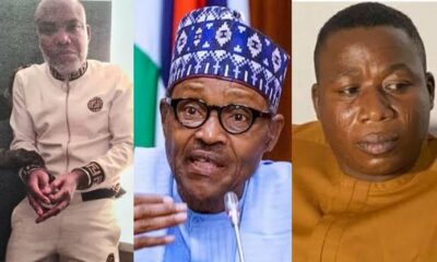 President Buhari Takes Decision On Sunday Igboho, Nnamdi Kanu Release