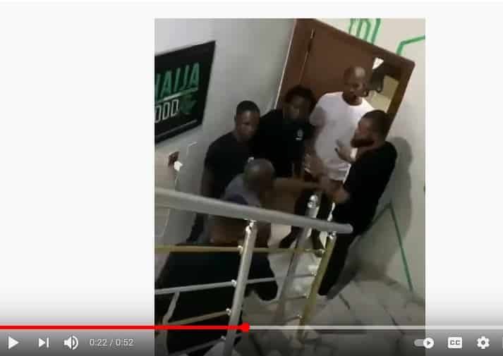 Watch As Jim Iyke Beats Uche Maduagwu For Asking EFCC To Invite Him [Video]