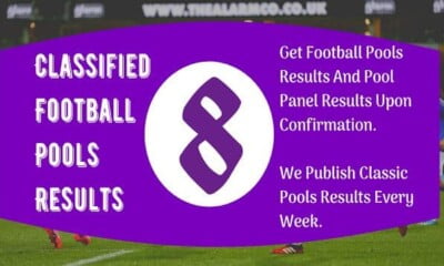 Week 8 Pool Result 2021 For Sat 28 Aug 2021 – UK Football From Pool Agent