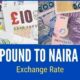 Black Market Pounds To Naira Exchange Rate 6th October 2022
