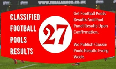 Week 27 Pool Results 2024 for Saturday 6 January – UK Pool Agent