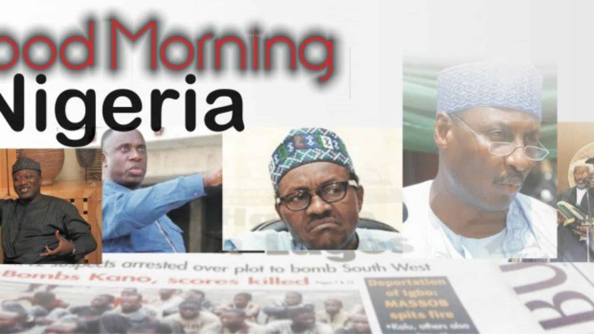 Top Nigeria Newspaper Headlines For Today, Friday, 12th May 2023