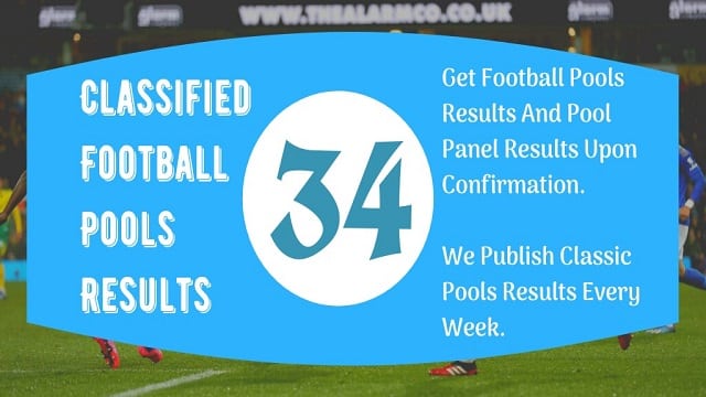 Week 34 Pool Result For Sat 26 Feb 2022 – UK 2021/2022 - Pool Agent