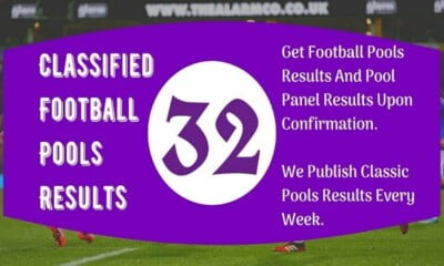 Football Week 32 Pool Result Today Saturday 10 February 2024