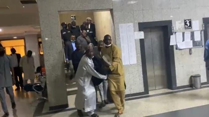 BREAKING: Tension As Abba Kyari’s Wife Slumps In Court [Video]