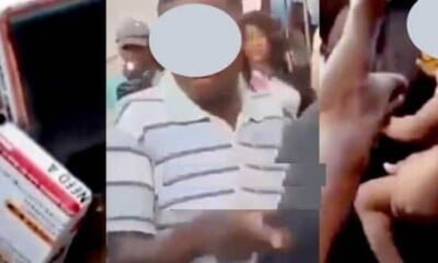 Watch Video Of Dispatch Rider Caught With Baby Inside His Courier Box