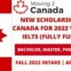 Study In Canada Without IELTS In 2022 | Canadian Scholarships Without IELTS